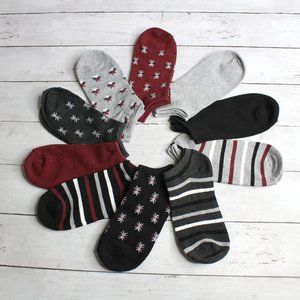 Born Women's Socks Size 9-11 No Show Low Cut Multi Pack 10 Pair
